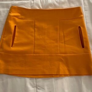 ASOS Mustard Yellow Miniskirt with Pockets